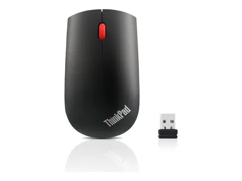 Lenovo ThinkPad Essential Wireless Mouse Mus - optisk - 3 knapper - trådløs - 2.4 GHz - USB trådløs mottaker - Campus - for ThinkPad T16 Gen 4 21QN