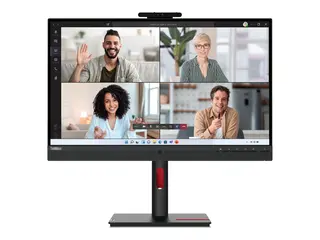 Lenovo ThinkVision T27hv-30 - LED-skjerm 27&quot; - 2560 x 1440 QHD - IPS - 300 cd/m&#178; - 1000:1 - 4 ms - HDMI, DisplayPort, USB-C - h&#248;yttalere - ravnsort