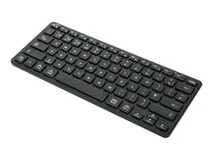 Targus - Tastatur - kompakt, multienhet, antimikrobiell trådløs - Bluetooth 5.1 - QWERTY - Storbritannia - svart - B2B