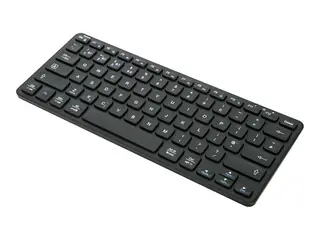Targus - Tastatur - kompakt, multienhet, antimikrobiell trådløs - Bluetooth 5.1 - QWERTY - Storbritannia - svart - B2B