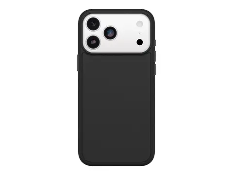 OtterBox Symmetry Series - Baksidedeksel for mobiltelefon MagSafe-samsvar - polykarbonat, termoplastisk elastomer (TPE) - svart - for Apple iPhone 17 Pro Max