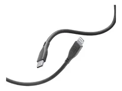Cellular Line - Lightning-kabel 24 pin USB-C hann til Lightning hann - MFI-sertifisert - svart