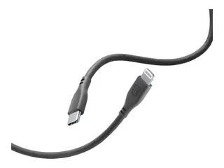 Cellular Line - Lightning-kabel 24 pin USB-C hann til Lightning hann - MFI-sertifisert - svart