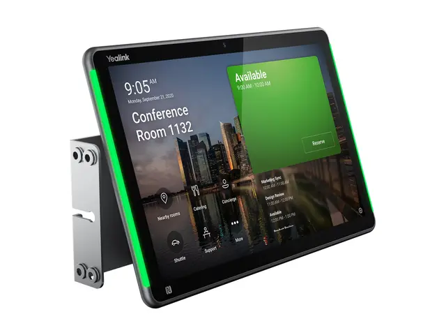 Yealink RoomPanel Plus - Skjerm for tilgjengelighet møterom med ka...