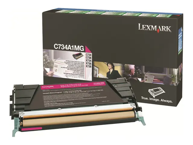 Lexmark - Magenta - original - tonerpatron LCCP, LRP - for Lexmark...