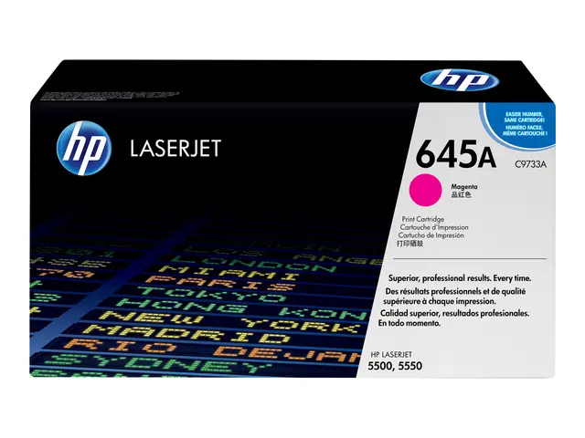 HP 645A - Magenta original LaserJet tonerpatron (C9733A) for Color...