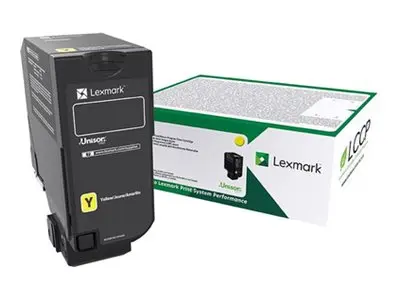 Lexmark - Høy ytelse - gul - original tonerpatron LCCP, LRP - for Lexmark CX725de, CX725dhe, CX725dthe 