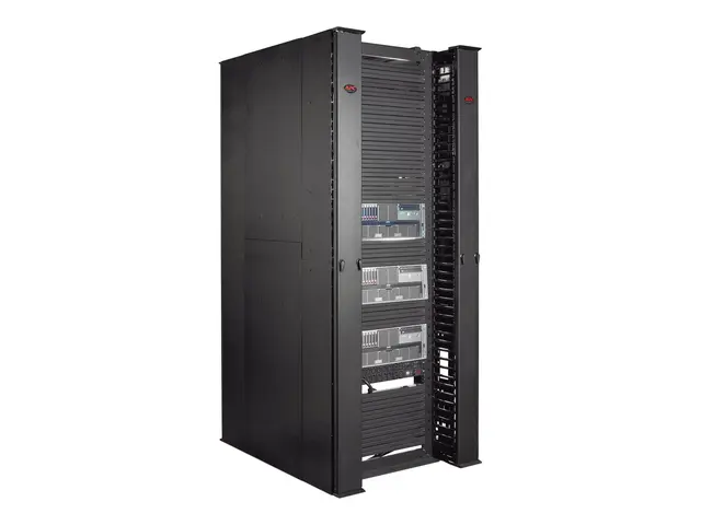 APC Cable Management - Rack-kabelføringssett - svart - for P/N: NB...