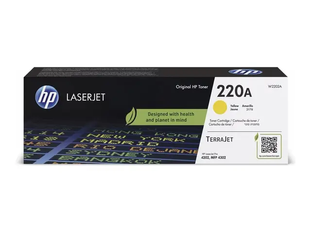 HP 220A - Gul original LaserJet tonerpatron (W2202A) for Color Pro...