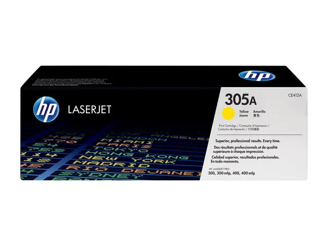 HP 305A - Gul original LaserJet tonerpatron (CE412A) for Pro 300 M...