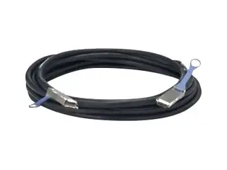 Dell Customer Kit - Direkte 100GBase-koblingskabel QSFP28 til QSFP28 - 1 m - fiberoptisk - passiv - for Networking S6100; PowerEdge C6420, T430; PowerSwitch S4112, S5212; Networking Z9100