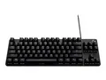 Logitech G G413 TKL SE - Tastatur bakgrunnsbelyst - USB - QWERTY - Nordisk (dansk/finsk/norsk/svensk) - tastsvitsj: Tactile - svart - for Windows 10; 11; Logitech G G502; Microsoft Get Genuine Kit for Windows 11