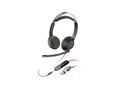 HP Poly Blackwire 5220 - hodesett - USB-C, 3,5 mm jakk, USB-A