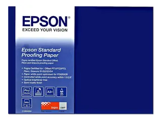 Epson Proofing Paper Standard - Halvmatt 9 mille - Rull (43,2 cm x 30,5 m) - 240 g/m² - 1 rull(er) rettepapir - for SureColor SC-P10000, P20000, P6000, P7000, P7500, P8000, P9000, P9500, T3200, T5200, T7200