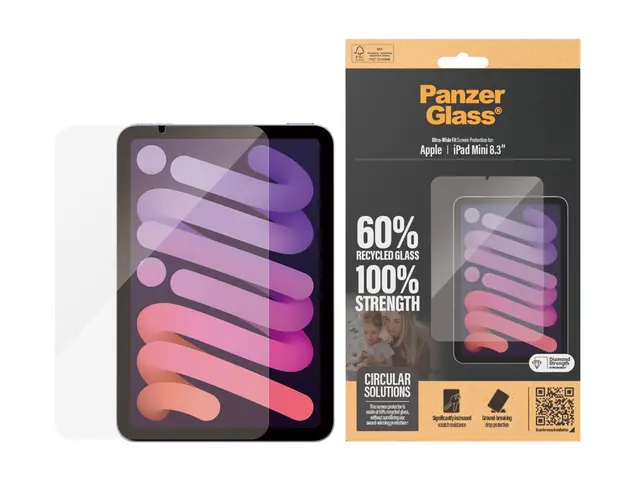 PanzerGlass - Skjermbeskyttelse for nettbrett ultrabred passform g...