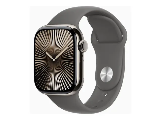 Apple Watch Series 10 (GPS + Cellular) - 42 mm naturlig titan smar...