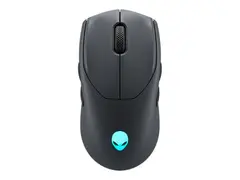 Alienware Tri-Mode Gaming Mouse AW720M Mus - optisk - 8 knapper - kablet, tr&#229;dl&#248;s - USB, 2.4 GHz, Bluetooth 5.1 - Dark Side of the Moon - l&#248;svekt - boks