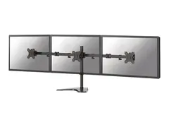Neomounts FPMA-D550DD3 - Stativ - full bevegelse for 3 skjermer - svart - skjermstørrelse: 13"-27" - skrivebord