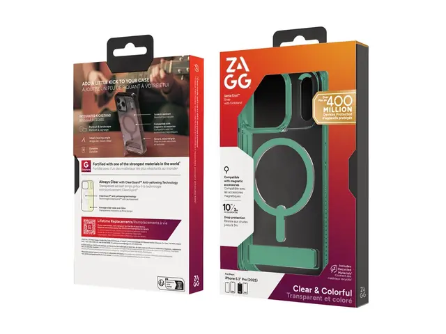 Zagg Santa Cruz Snap - Baksidedeksel for mobiltelefon med stativ M...
