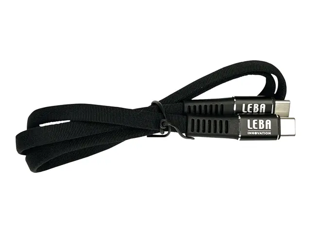 LEBA NoteCable - USB-kabel 24 pin USB-C (hann) til 75 cm USB Power...