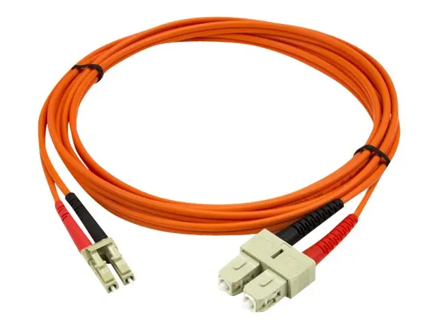 StarTech.com 2m Fiber Optic Cable - Multimode Duplex 50/125 LSZH L...
