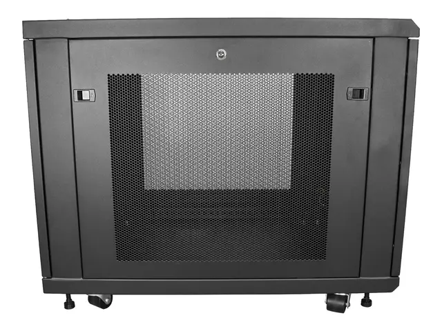 StarTech.com 12U Server Rack Cabinet, 4-Post Adjustable Depth (2" ...