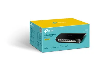 TP-Link TL-SG1008D 8-Port Gigabit Desktop Switch - Switch - 8 x 10...