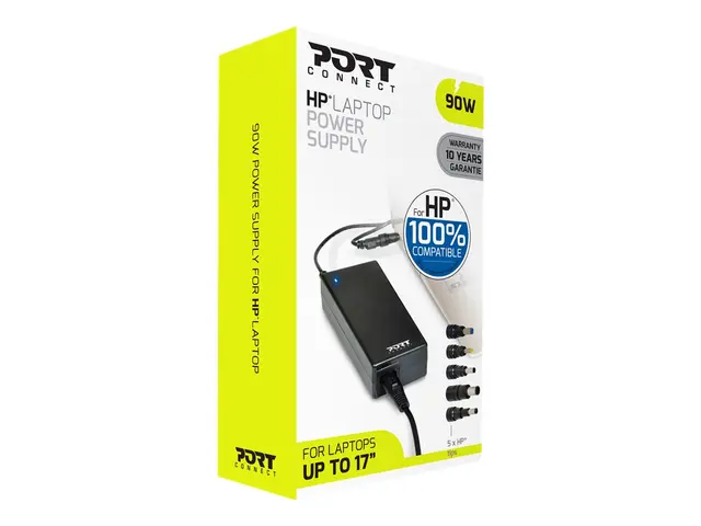 PORT Connect Universal Power Supply - Strømadapter AC 100-240 V 90...