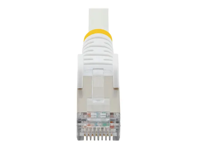 StarTech.com 2m CAT6a Ethernet Cable - White Low Smoke Zero Haloge...