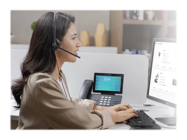Yealink UH34 Lite Dual - Hodesett on-ear kablet USB svart UC-serti...