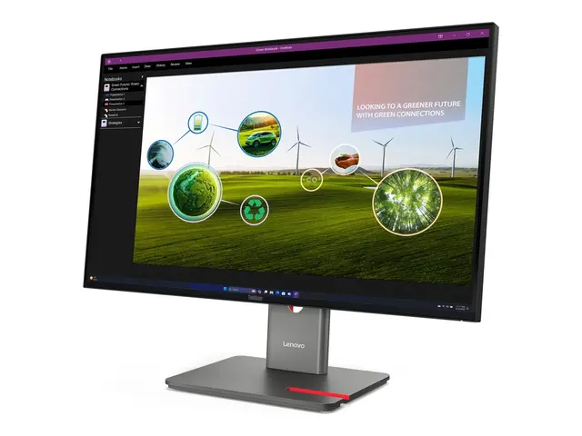 Lenovo ThinkVision P27Q-40 - LED-skjerm 27" 2560 x 1440 QHD @ 120 ...