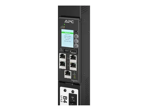 APC NetShelter Rack PDU Advanced - Strømfordelingsenhet displaymodul nettverksadministrasjonskort 3