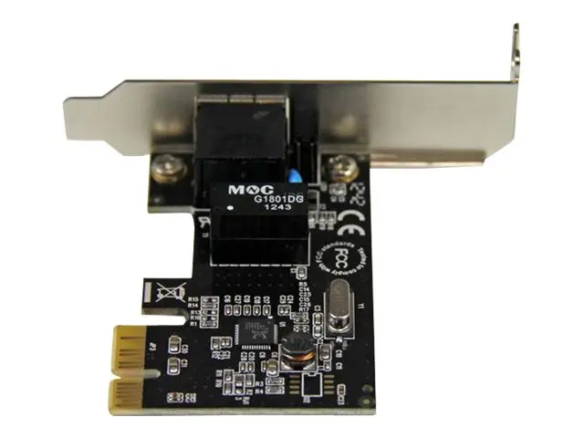 StarTech.com 1 Port PCIe Network Card - Low Profile - RJ45 Port - ...