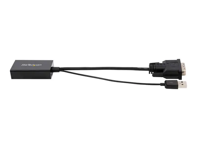 StarTech.com DVI to DisplayPort Adapter - USB Power - 1920 x 1200 ...