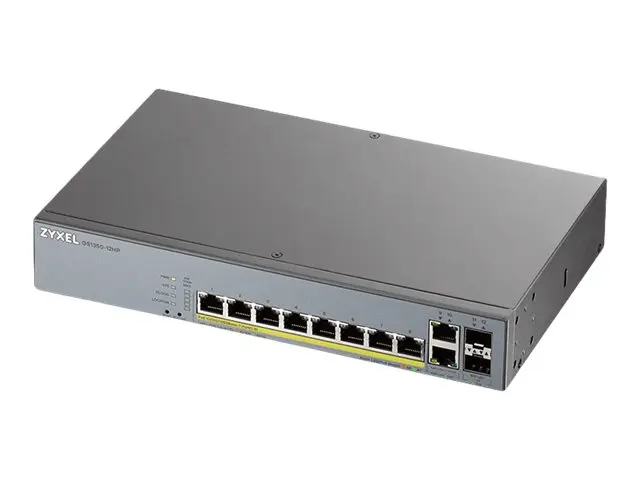 Zyxel GS1350-12HP - Switch - smart - 8 x 10/100/1000 (PoE+) + 2 x ...