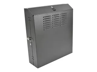 Eaton Tripp Lite Series 4U Wall Mount Low Profile Secure Rack Enclosure Cabinet Vertical Rack skap - veggmonterbar - svart - 4U - 19&quot;