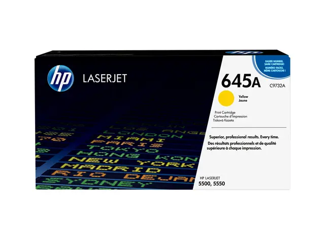 HP 645A - Gul original LaserJet tonerpatron (C9732A) for Color 550...
