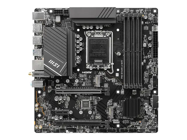 MSI PRO B760M-A WIFI - Hovedkort micro ATX LGA1700-sokkel B760 Chi...