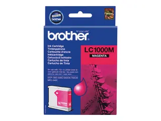 Brother LC1000M - Magenta - original - blekkpatron for Brother DCP-350, 353, 357, 560, 750, 770, MFC-3360, 465, 5460, 5860, 660, 680, 845, 885