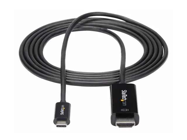 StarTech.com 6ft (2m) USB C to HDMI Cable, 4K 60Hz Type 2.0 Video ...