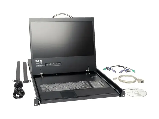 Eaton Tripp Lite Series 16-Port Rack Console Cat5 KVM Switch 1U RM...