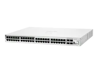 HPE Networking Instant On 1840 - Switch - Styrt 48 x 10/100/1000 + 4 x Gigabit SFP - side til side-luftflyt - veggmonterbar, bordmonterbar, under-bord montering - PoE Class 4