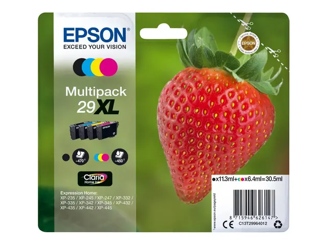 Epson 29XL Multipack - 4-pack - 30.5 ml - XL - svart, gul, cyan, m...