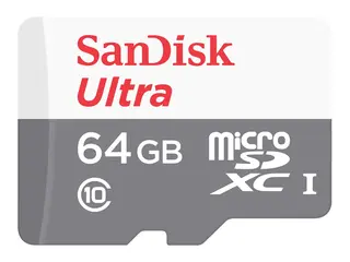 SanDisk Ultra - Flashminnekort - 64 GB - Class 10 microSDXC UHS-I