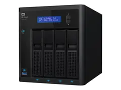 WD My Cloud PR4100 WDBNFA0400KBK NAS-server - 4 br&#248;nner - 40 TB - HDD 10 TB x 4 - RAID 0, 1, 5, 10, JBOD - RAM 4 GB - Gigabit Ethernet