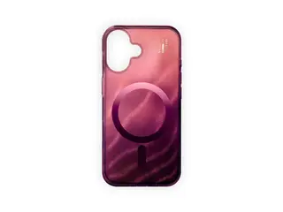 IDEAL OF SWEDEN - Baksidedeksel for mobiltelefon MagSafe-samsvar - polykarbonat, termoplast-polyuretan (TPU) - kirsebærlakk - glitter - for Apple iPhone 17
