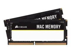CORSAIR Mac Memory - DDR4 - sett 32 GB: 2 x 16 GB - SO DIMM 260-pin - 2666 MHz / PC4-21300 - ikke-bufret