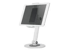 Neomounts DS15-540WH1 - Monteringssett (holder) for nettbrett - hvit - skjermstørrelse: 4.7"-12.9" - skrivebord