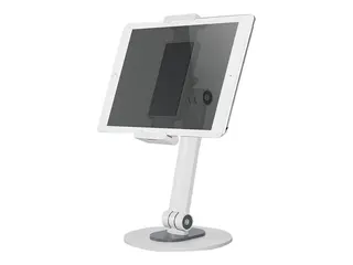 Neomounts DS15-540WH1 - Monteringssett (holder) for nettbrett - hvit - skjermstørrelse: 4.7"-12.9" - skrivebord