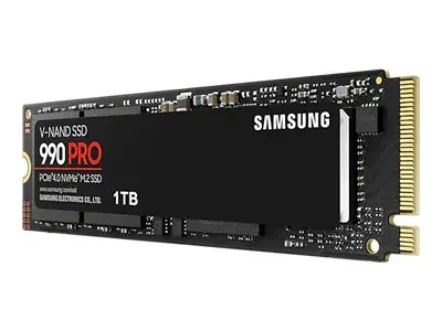 Samsung 990 PRO MZ-V9P1T0BW - SSD kryptert 1 TB intern M.2 2280 PC...